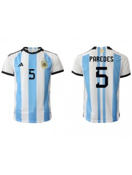 Argentinien Leandro Paredes #5 Heimtrikot WM 2022 Kurzarm